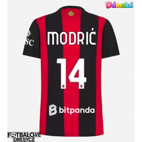 AC Milan Luka Modric #14 Dámské Domácí Dres 2026-27 Krátký Rukáv AC Milan Luka Modric #14 Dámské Domácí Dres 2026-27 Krátký Rukáv